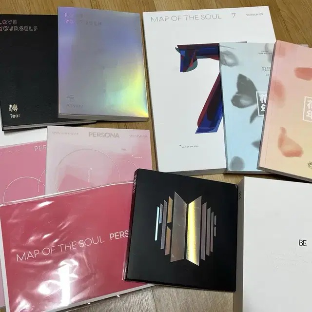 방탄소년단 앨범 화양연화 럽셀 허 티어 앤써 페르소나 맵솔