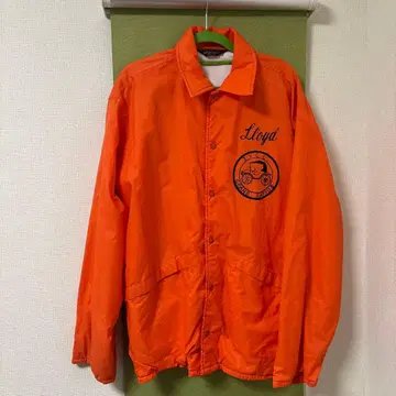 1970년대 오렌지 컬러 나일론 자켓 44-46