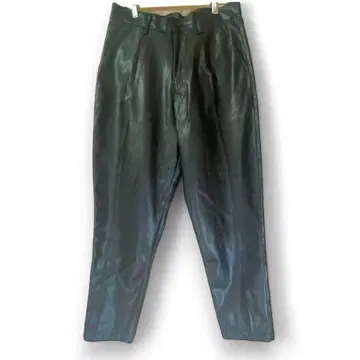 인조 가죽 브라운 남성용 S 루즈핏 합성 피혁