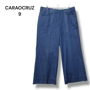 캐릭터 오 레리안 캐주얼 팬츠 9 네이비 꽃무늬 와이드