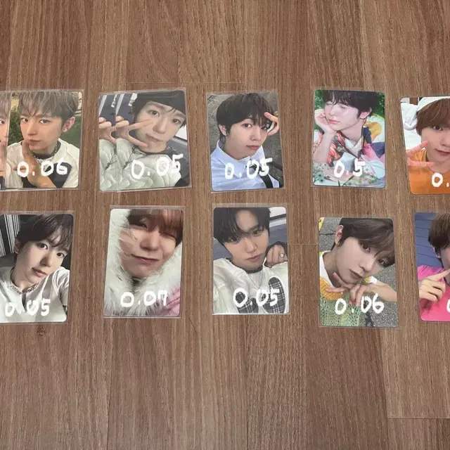 엔시티위시 컬러 앨범 포카