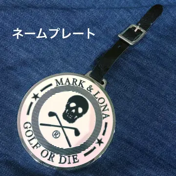 MARK & LONA 골프 명찰 금속 플레이트 실버