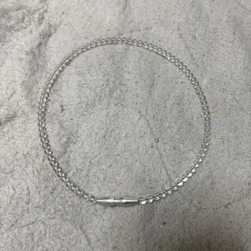 실버 체인 목걸이
