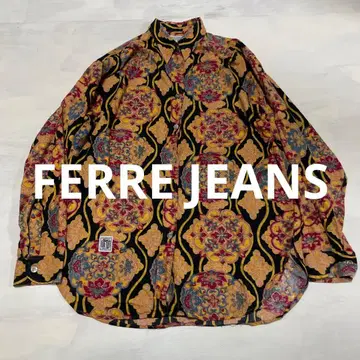 레어 FERRE JEANS 올 패턴 긴팔 셔츠