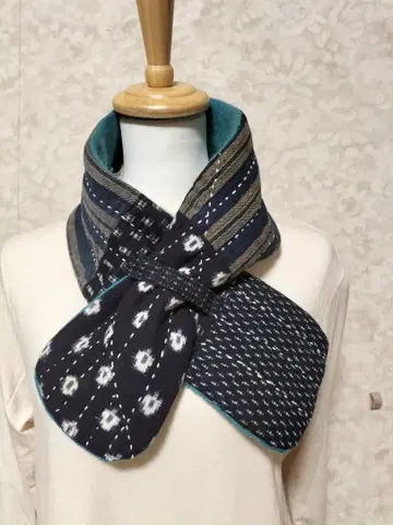 빈티지 원단 리메이크 머플러