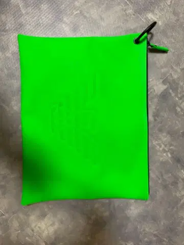 형광 그린 실리콘 파우치