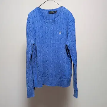 폴로 랄프로렌 L 케이블 니트 워시 가공