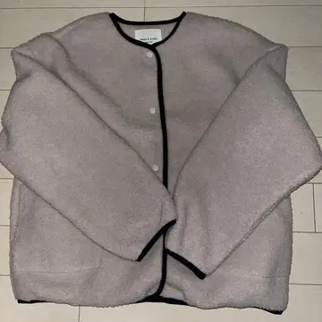 FREAK'S STORE 얇은 그레이 플리스 자켓