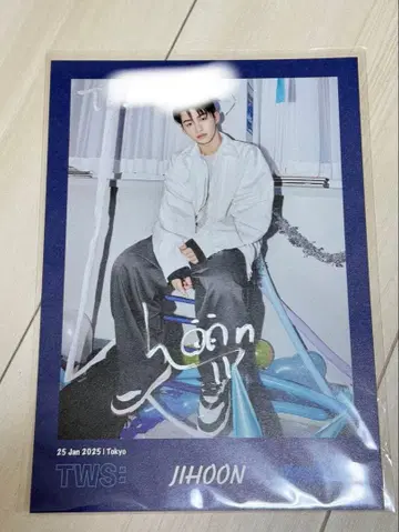 TWS 지훈 JIHOON 사인 Last Bell