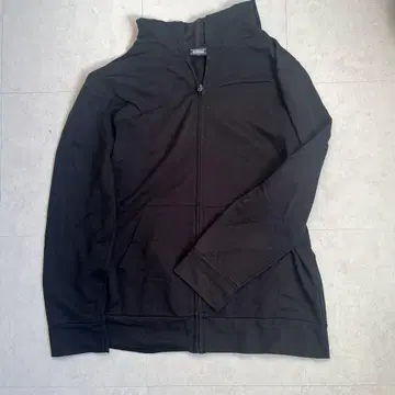 블랙 풀 집업 후드티 L 사이즈