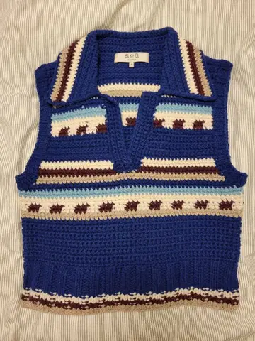 씨 뉴욕 니트 베스트 S