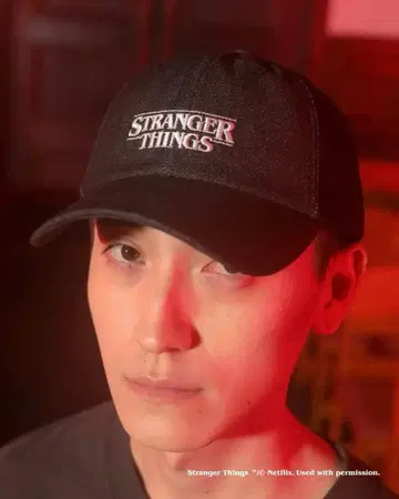 스트레인저 씽스 로고 자수 캡 strangerthings