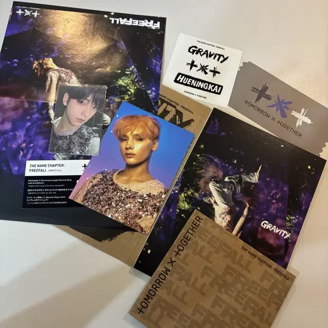 투모로우바이투게더 FREEFALL 앨범 휴닝카이 버전(포토카드 포함)