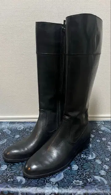 새상품급 REGAL 리갈 천연 가죽 롱 부츠 24 다이애나