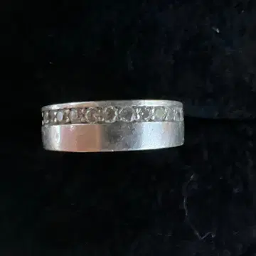 SILVER 실버 이중 반지 심플한 디자인