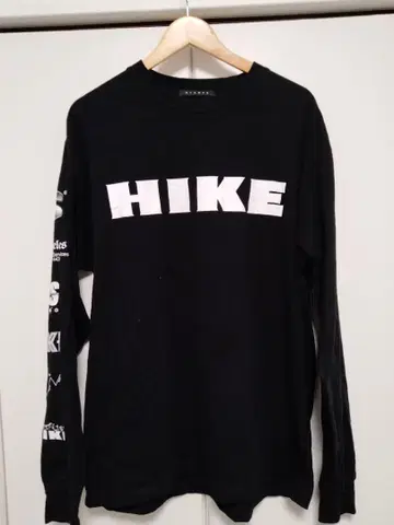 STAMPD HIKE 롱 슬리브 티셔츠 블랙