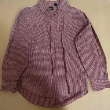 Dockers 긴팔 셔츠 빨간색 체크 무늬