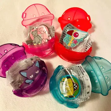 카드캡터 사쿠라 캡슐 헤어 클립 4개 세트