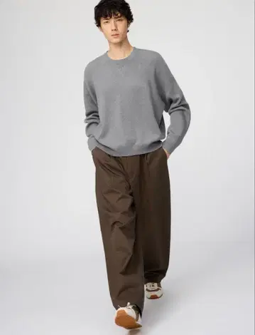 스무스 코튼 크루넥 스웨터 XL