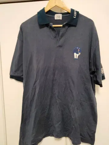 SINACOVA 네이비 피케 셔츠