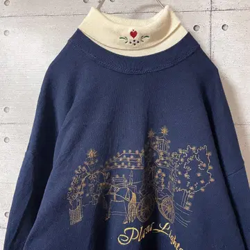 USA 제조 90년대 빈티지 맨투맨 트레이닝복 터틀넥