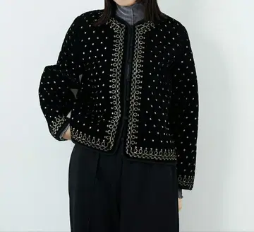 TORRAZZO DONNA 빈티지풍 오리지널 자수 2way 자켓