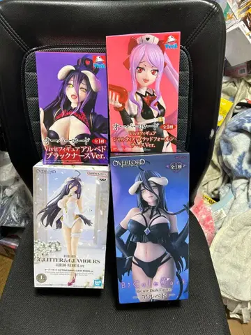 오버로드 피규어 4개 세트 미사용