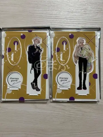 테라피 게임 아크릴 스탠드 2종 미나토 애니메이트 드라마화 기념