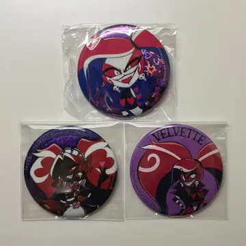 해즈빈 호텔 벨벳 캔뱃지 3개