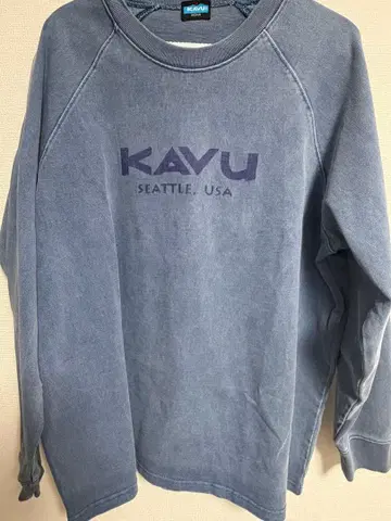 KAVU 그레이 스웨트 셔츠 M