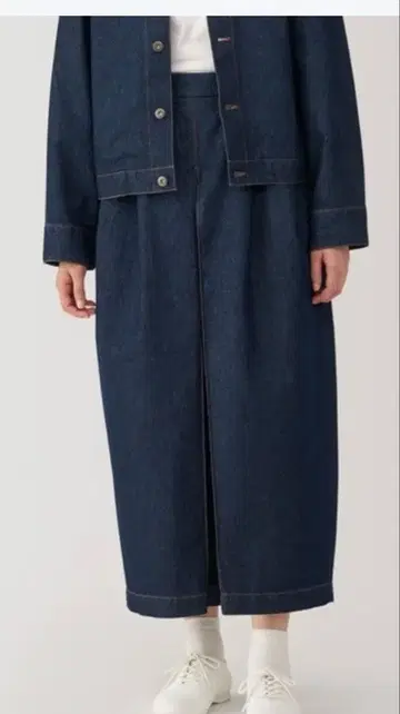 무인양품 와시콘 데님 팬츠 미사용 택 포함