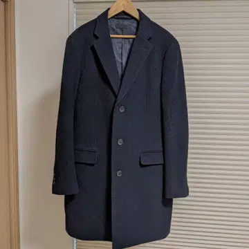 유니클로 울 캐시미어 체스터 코트 남성용 M 사이즈