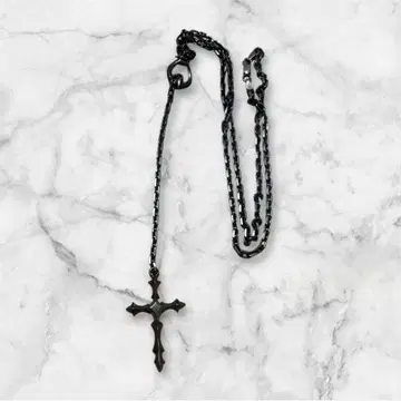 SHELLAC x Loud Style Design 크로스 롱 목걸이