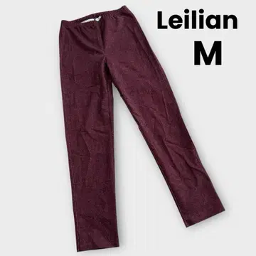 Leilian 레리안 레깅스 팬츠 스트레치 보르도 M 일본제