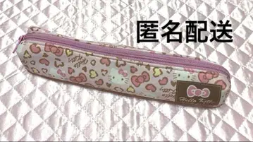 헬로키티 레오파드 무늬 슬림 펜 케이스 헤이세이 레트로 레어