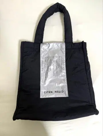 CITEN 스테이트먼트 토트백 블랙