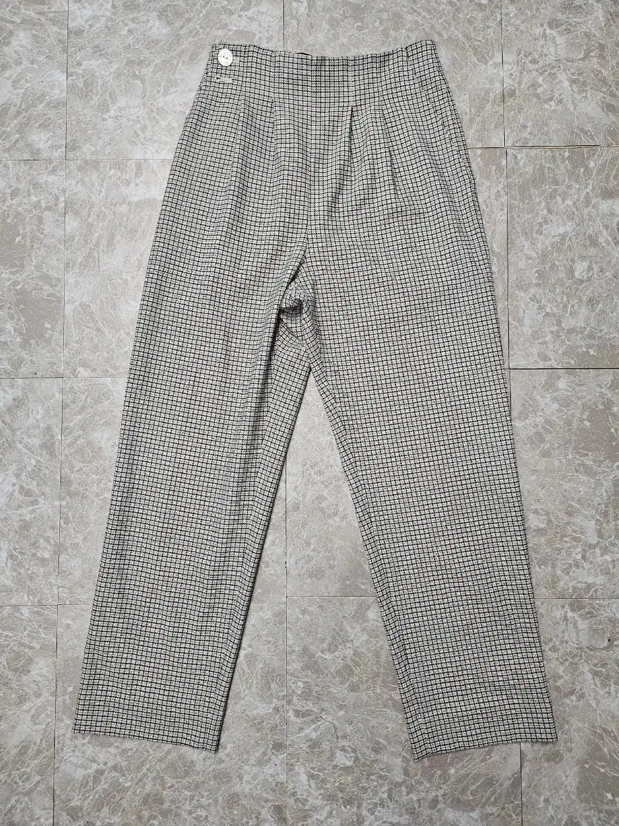 And Other Stories Checkered Wide Slacks Pants 25