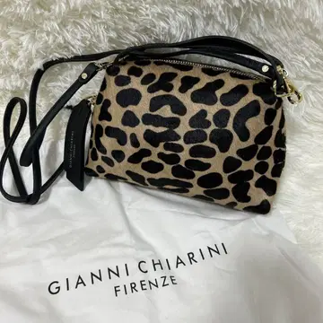 [ 새상품급 ] GIANNI CHIARINI 알리파 S 백 레오파드