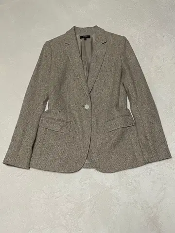 Theory 베이지 트위드 테일러드 자켓 사이즈 0