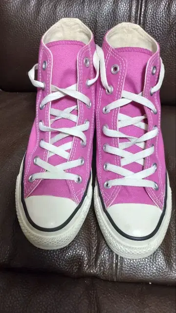 컨버스 하이컷 스니커즈 24cm Pink