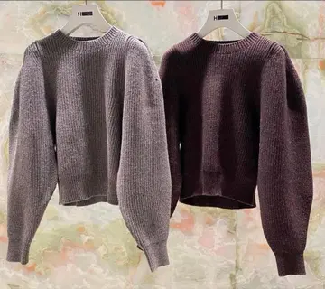 5GAUGE VOLUME SLEEVE PULLOVER KNIT