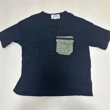 PEEL&LIFT 블랙 M 사이즈 포켓 부착 T셔츠