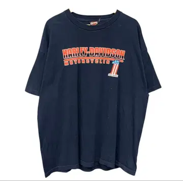 HARLEY-DAVIDSON 양면 프린트 롱혼 T셔츠 XL
