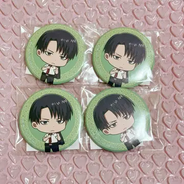 진격의 거인 리바이 스키야 캔뱃지