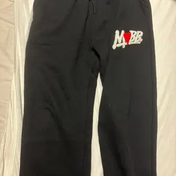 MOBB 블랙 스웨트 팬츠 XL