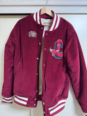 시카고 불스 바시티 자켓 코듀로이 NBA 미첼앤네스