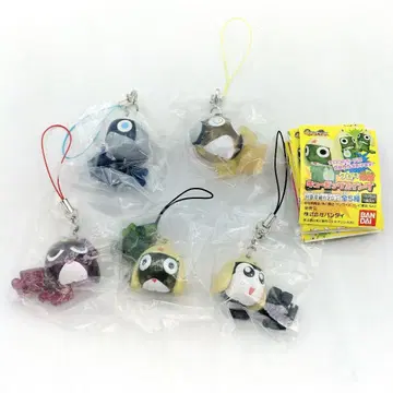 미개봉 개구리 중사 케로로 큐빅 스트랩 피규어 전 5종