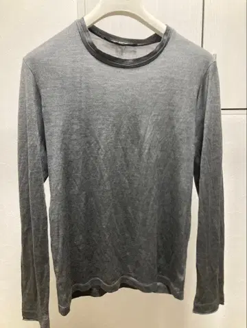 NEIL BARRETT 레이어드 둥근넥 실크 T셔츠 닐바렛