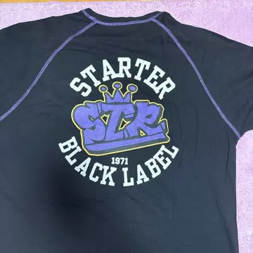 STARTER T셔츠 블랙 L 그래픽T셔츠