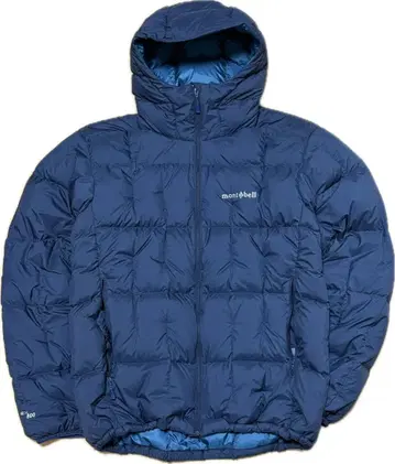 몽벨 네쥬 다운 파카 네이비 L 사이즈 짧은 기장